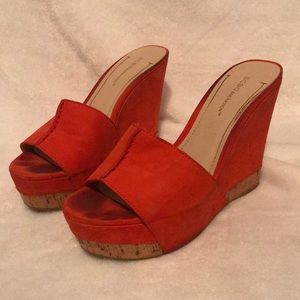 Festive & Fiery BCBGENERATION Wedges, Size 8